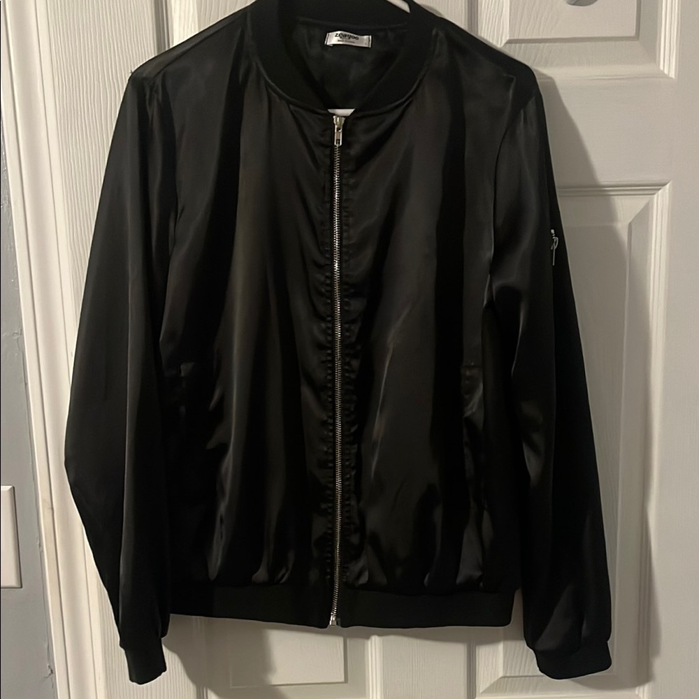 Black Bomber Jacket